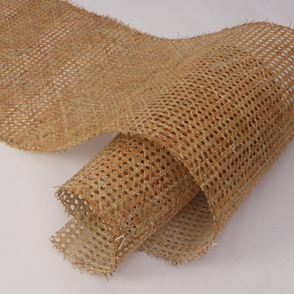 Natural Hexagon Rattan Cane, 60 cm Wide, Running on 1 feet - Rattan Fabric